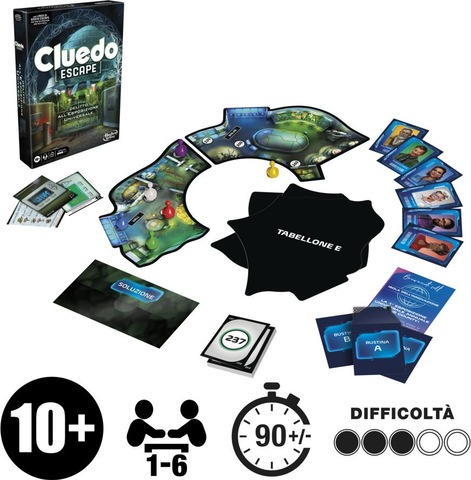 Alternative view of CLUEDO ESCAPE DELITTO - HASBROGAMING - IT