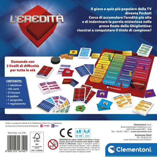 Alternative view of L'EREDITÀ POCKET - CLEMENTONI - IT
