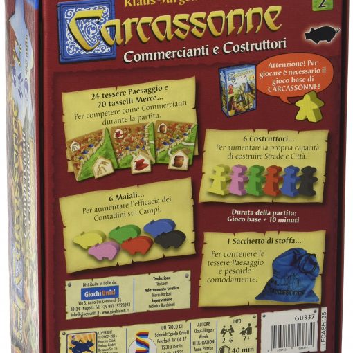 Alternative view of CARCASSONNE COMMERCIANTI E COSTRUTTORI - GIOCHI UNITI - IT