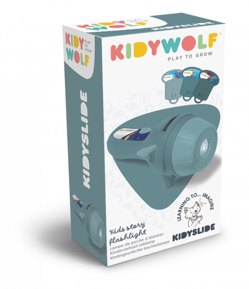 TORCIA PROIETTORE CON 3 SCHERMI (BLU) - KIDYWOLF