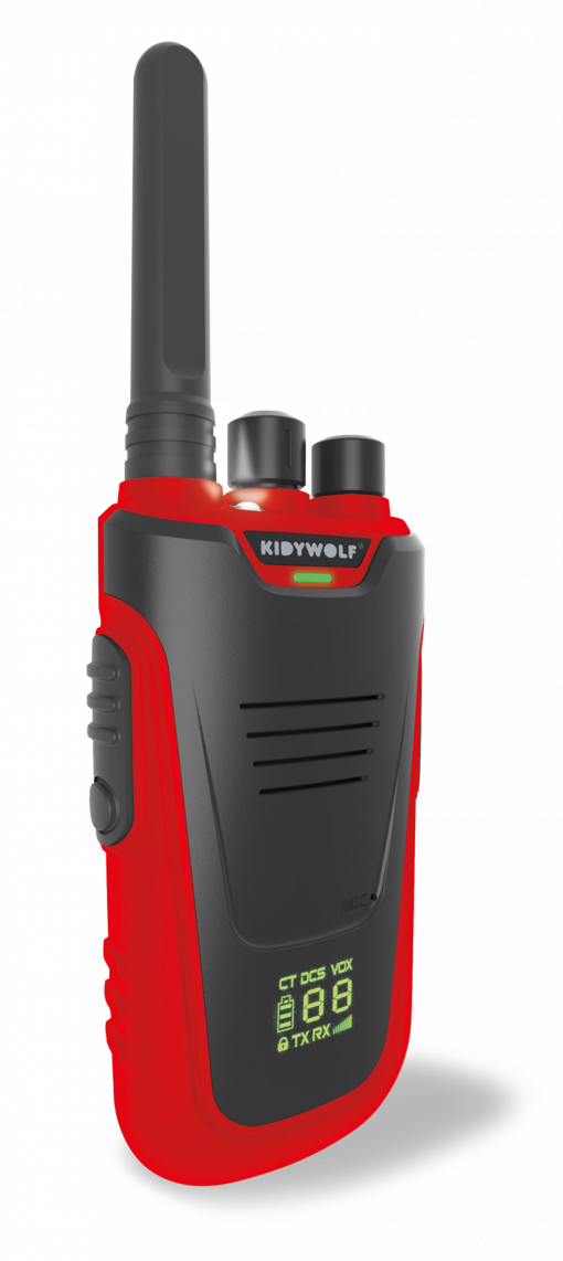 WALKIE-TALKIES CON TORCIA BLU/ROSSO - KIDYWOLF - immagine 3