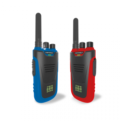 WALKIE-TALKIES CON TORCIA BLU/ROSSO - KIDYWOLF