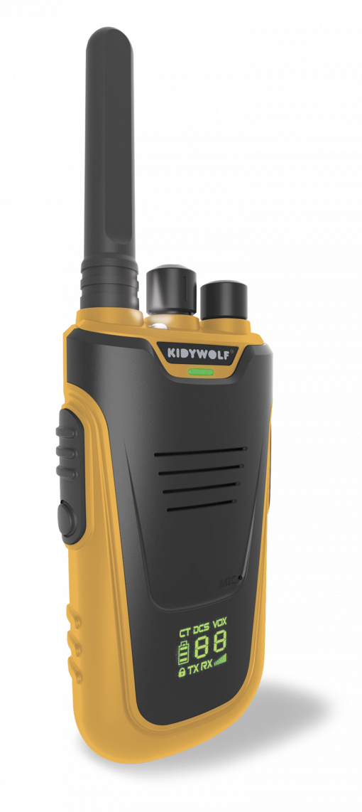 WALKIE-TALKIES CON TORCIA VERDE/GIALLO - KIDYWOLF - immagine 3