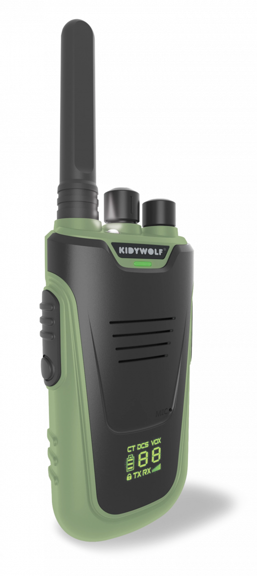 WALKIE-TALKIES CON TORCIA VERDE/GIALLO - KIDYWOLF