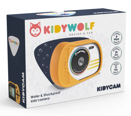 FOTOCAMERA/VIDEOCAMERA GIALLA - KIDYWOLF - immagine 3