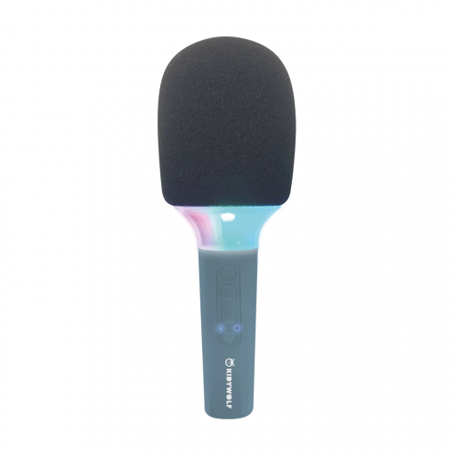 MICROFONO BLUETOOTH CON LUCI (BLU) - KIDYWOLF - immagine 4
