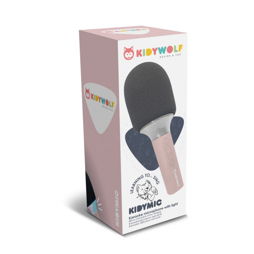 MICROFONO BLUETOOTH CON LUCI (BLU) - KIDYWOLF - immagine 2