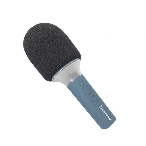 MICROFONO BLUETOOTH CON LUCI (BLU) - KIDYWOLF - immagine 3