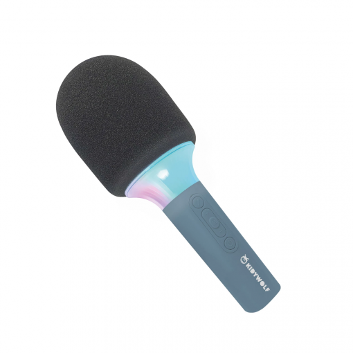 MICROFONO BLUETOOTH CON LUCI (BLU) - KIDYWOLF