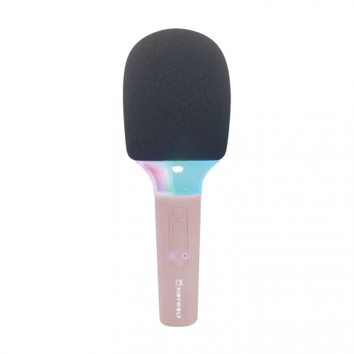MICROFONO BLUETOOTH CON LUCI (ROSA) - KIDYWOLF - immagine 4