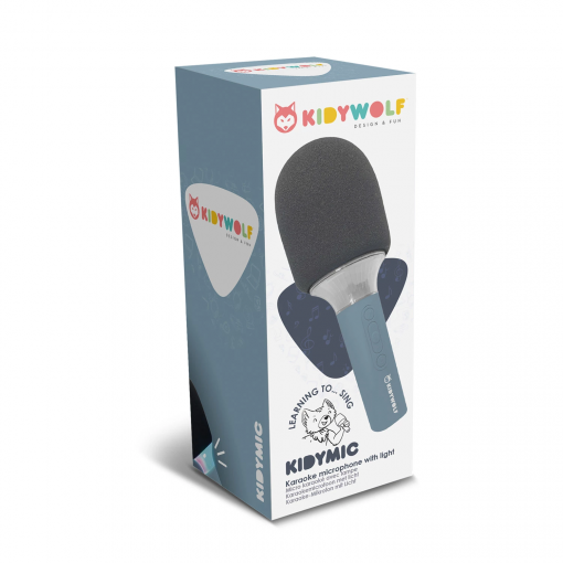 MICROFONO BLUETOOTH CON LUCI (ROSA) - KIDYWOLF - immagine 3