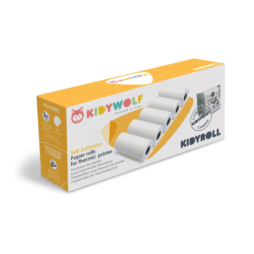 CARTA TERMICA AUTOADESIVA PER FOTOCAMERA - KIDYWOLF