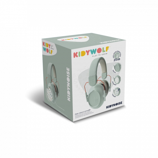 CUFFIE PER PROTEZIONE DELL'UDITO VERDE - KIDYWOLF - immagine 3