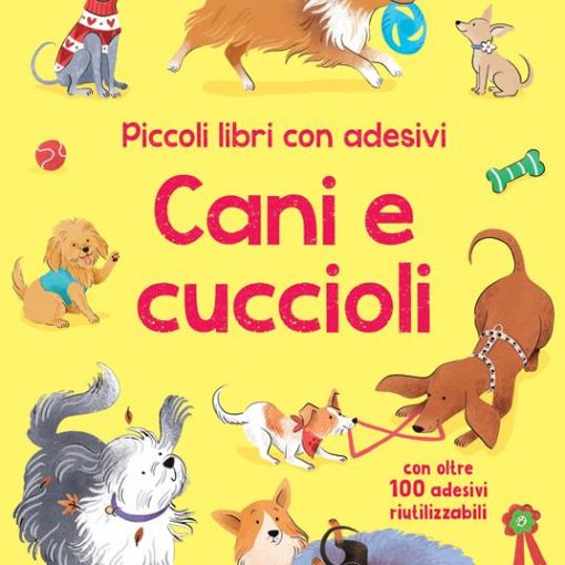 LIBRO CON ADESIVI CANI - ED. A COLORI - LIBRO