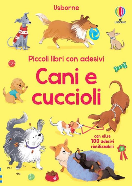 LIBRO CON ADESIVI CANI - ED. A COLORI - LIBRO