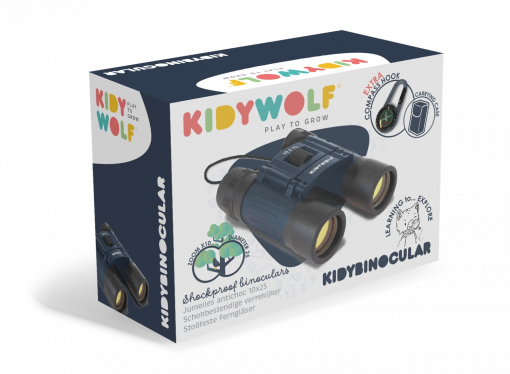 BINOCOLO CON INGRANDIMENTO 10X - KIDYWOLF - immagine 2