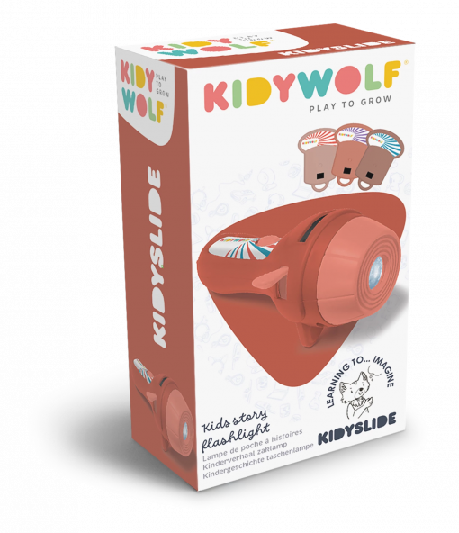 TORCIA PROIETTORE ROSSA CON 3 DISCHI - KIDYWOLF - immagine 2