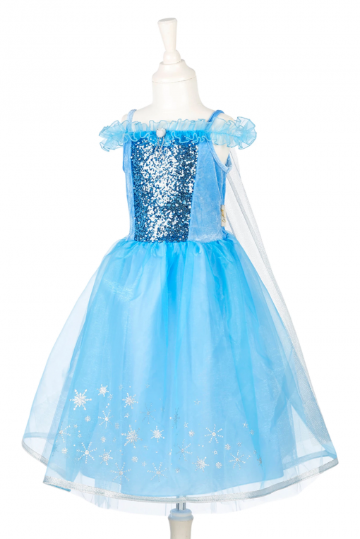 COSTUME DA PRINCIPESSA DEL GHIACCIO 110-122CM - SOUZA