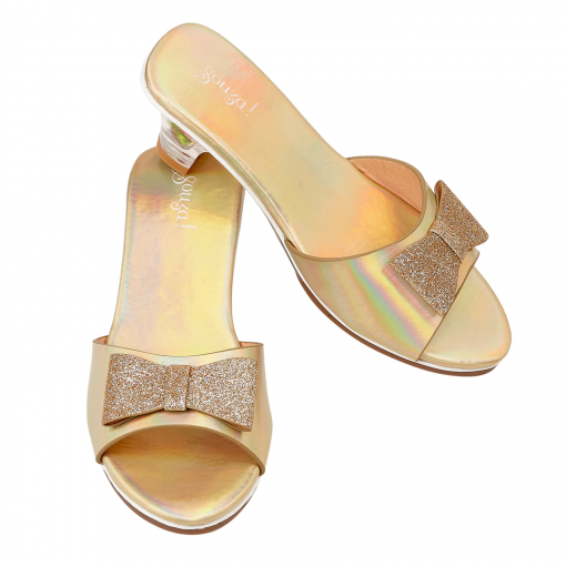 SCARPINA CON TACCO ORO 30/31 TG - SOUZA