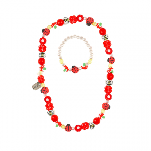 SET COLLANA E BRACCIALE COCCINELLA - SOUZA