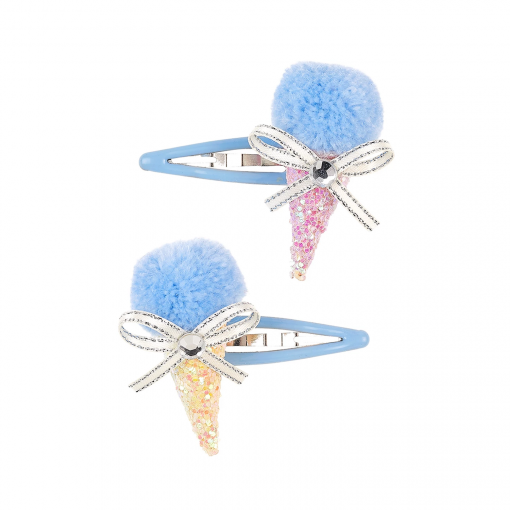 FERMAGLIO PER CAPELLI GELATO BLU - SOUZA