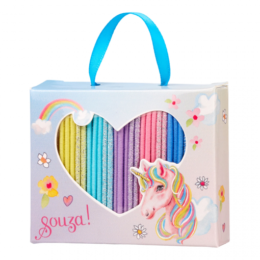 FASCETTE PER CAPELLI UNICORNO (25 PZ) - SOUZA