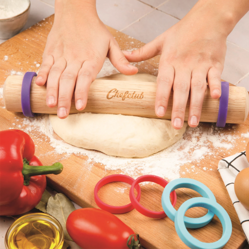 MATTARELLO CON ANELLI IN SILICONE - CHEF CLUB - immagine 5