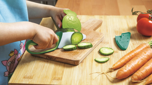 COLTELLO PER BAMBINI VERDE - CHEF CLUB - immagine 5