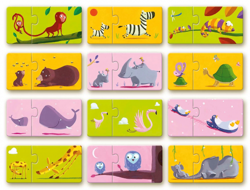 DUO PUZZLE - MAMMA E BAMBINO - DJECO - immagine 3