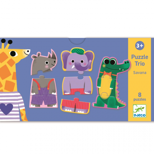DUO PUZZLE - SAVANA - DJECO