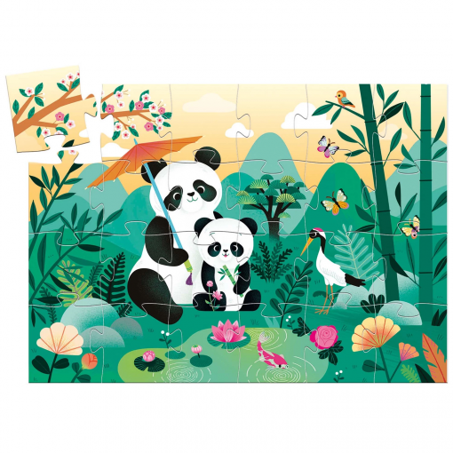 PUZZLE LEO IL PANDA 24 PZ - DJECO - immagine 2