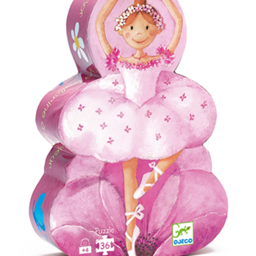 Alternative view of PUZZLE LA BALLERINA CON IL FIORE 36 PZ - DJECO