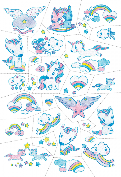 TATOO UNICORNI - DJECO - immagine 4