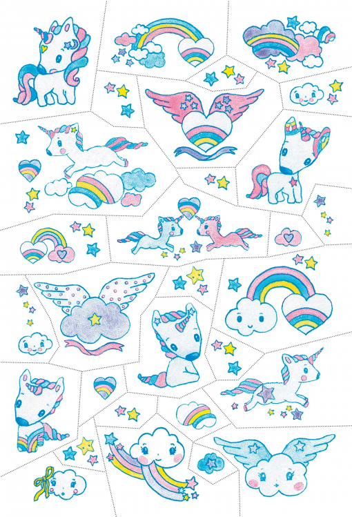 TATOO UNICORNI - DJECO - immagine 3