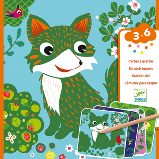 SCRATCH ANIMALI DELLA FORESTA - DJECO