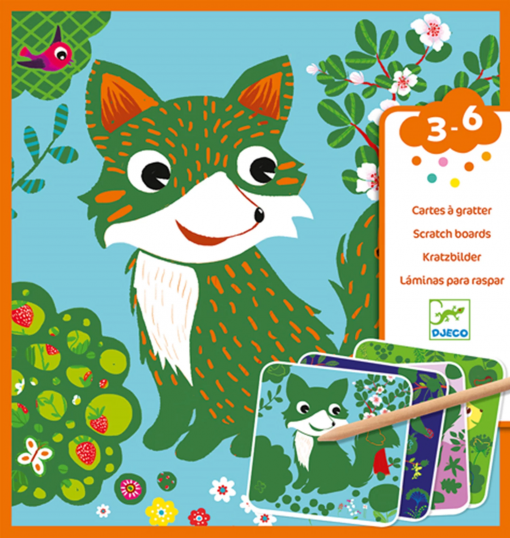 SCRATCH ANIMALI DELLA FORESTA - DJECO