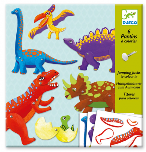 SALTA E COLORA DINOSAURI - DJECO - immagine 3