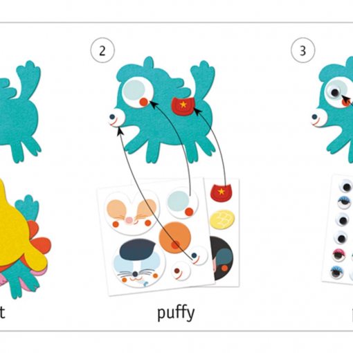 Alternative view of STICKER ANIMALI - DJECO
