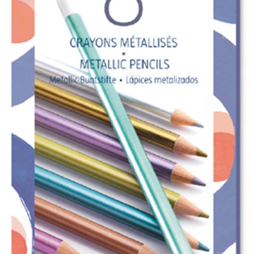 8 MATITE COLORATE METALIZZATE - DJECO
