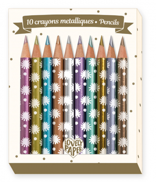 10 MINIMATITE COLORATE METALIZZATE - DJECO