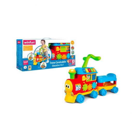 TRENO CAVALCABILE EDUCATIVO 3 IN 1 - WINFUN