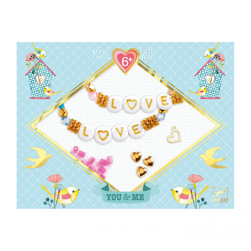 BRACCIALI LETTERE YOU & ME - DJECO