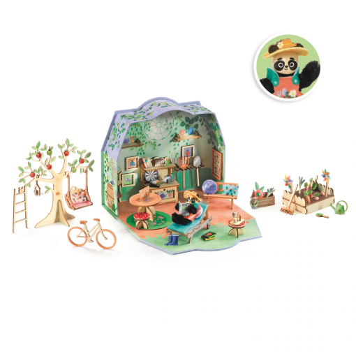 Alternative view of FAI DA TE - SET CREATIVO MY HOUSE OLIVE - DJECO