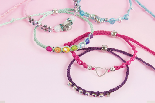 BRACCIALETTI GLITTER ARCOBALENO - MAKE IT REAL - immagine 2