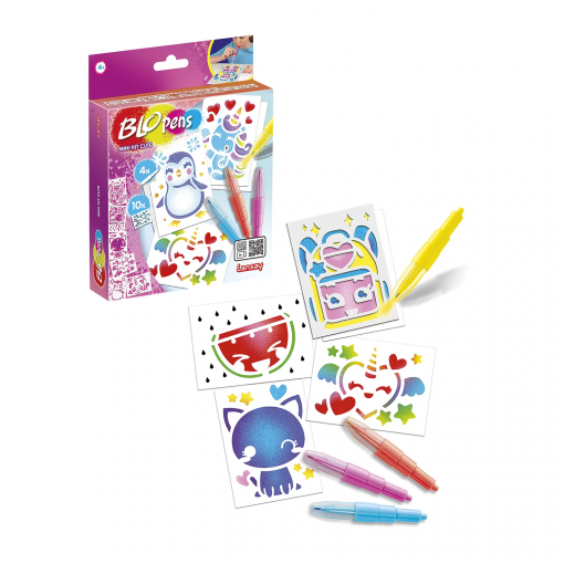SET DI PENNE SPRAY MINI CUORI - BLOPENS - immagine 4