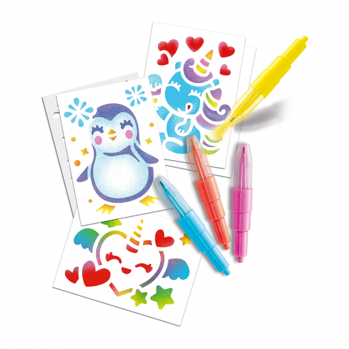SET DI PENNE SPRAY MINI CUORI - BLOPENS - immagine 3