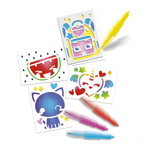 SET DI PENNE SPRAY MINI CUORI - BLOPENS - immagine 2