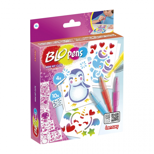 SET DI PENNE SPRAY MINI CUORI - BLOPENS