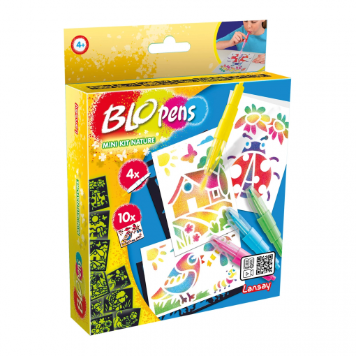 SET DI PENNE SPRAY MINI NATUR - BLOPENS