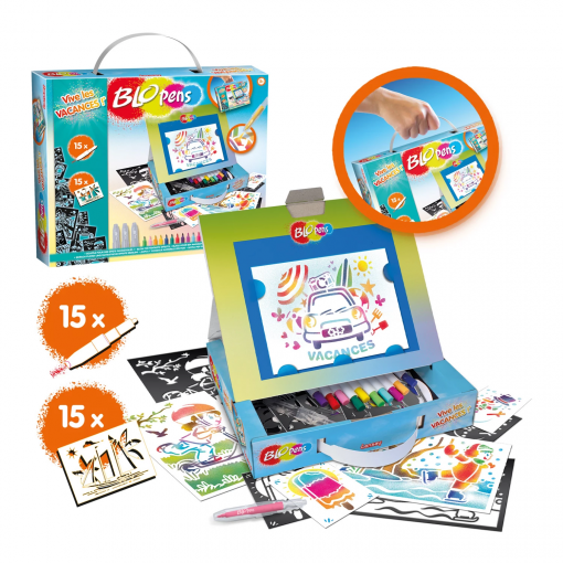 SET DI PENNE SPRAY CON CUSTODIA - BLOPENS - immagine 3